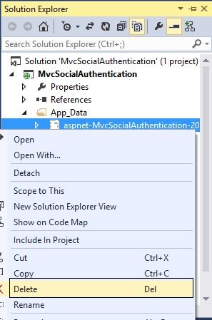 Deleting Existing mdf File